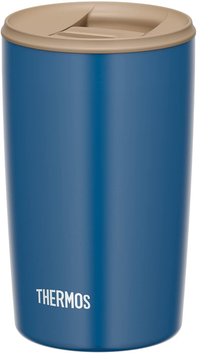 Thermos Jdp-400 Bl 400 毫升 蓝色真空隔热杯带盖