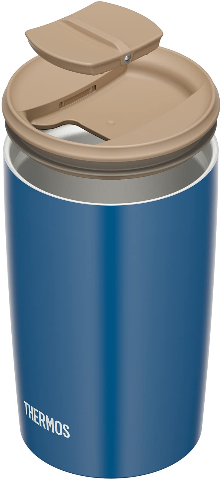 Thermos Jdp-400 Bl 400Ml Blue Vacuum Insulated Tumbler With Lid