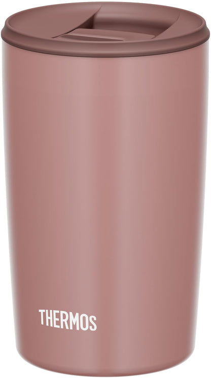 Thermos 400ml Vacuum Insulated Milk Brown Tumbler with Lid - JDP-401 MBW