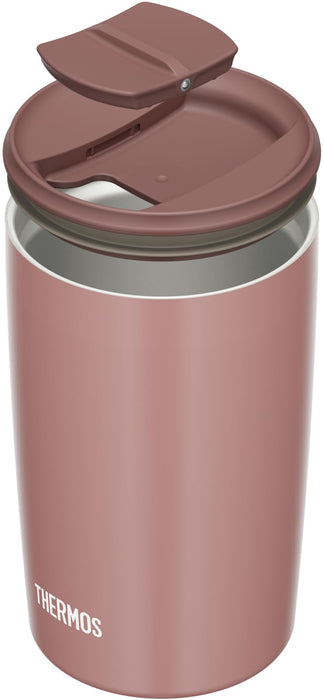 Thermos 400ml Vacuum Insulated Milk Brown Tumbler with Lid - JDP-401 MBW