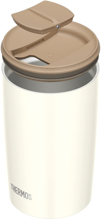 Thermos JDP-400 WH 400ml Vacuum Insulated White Tumbler with Lid