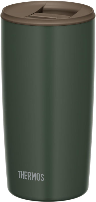 Thermos JDP-501 FG 真空隔热杯 500ml 带盖 森林绿