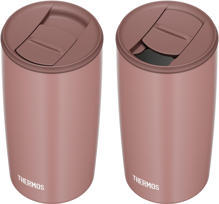 Thermos JDP-501 MBW Vacuum Insulated 500ml Tumbler with Lid Milk Brown