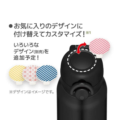 Thermos Matte Black 750ml Vacuum Insulated Water Bottle - JNR-751 MTBK