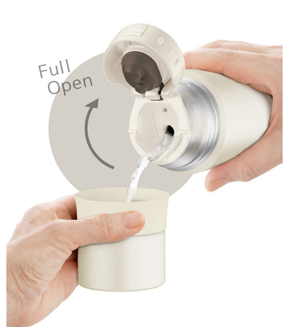 Thermos 500ml Stainless Steel Water Bottle Matte White Cup Type - Ffm-502 Mtwh