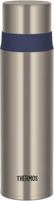 Thermos 蓝色不锈钢 500 毫升水瓶 - 杯型 Ffm-502 Stbl