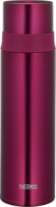 Thermos 500ml 不锈钢细长水瓶（勃艮第红色）FFM-501 BGD
