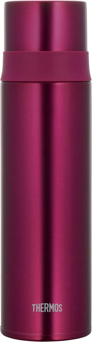 Thermos 500ml 酒紅色不鏽鋼超薄水瓶 FFM-501 BGD