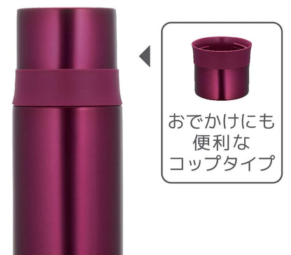 Thermos 500ml Stainless Steel Slim Water Bottle in Burgundy FFM-501 BGD