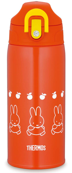 Thermos Miffy Orange Vacuum Insulated Water Bottle 0.6L 2-Way Fho-601Wfb