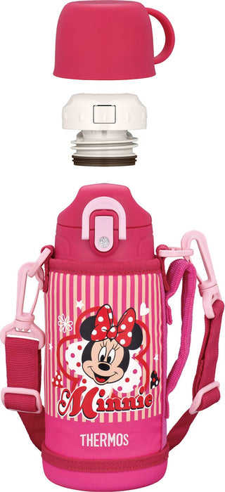 Thermos Minnie 粉色真空保温水瓶 0.6L/0.63L - Fho-601Wfds P
