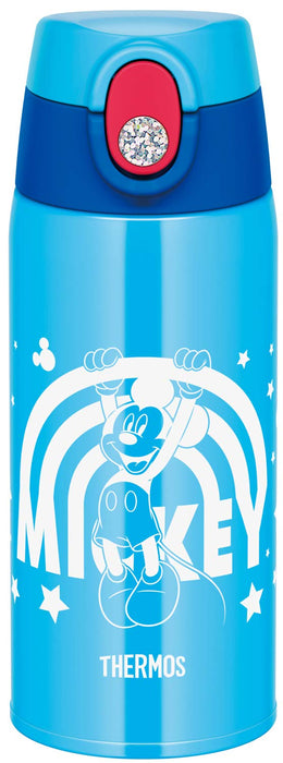 Thermos Mickey Blue Vacuum Insulated Water Bottle 0.6L/0.64L Model Fjo-600Wfds Bl
