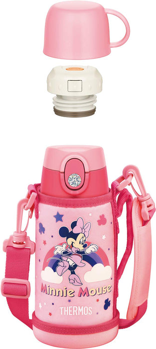 Thermos 0.64L Vacuum Insulated Water Bottle Minnie Pink 2-Way Series Fjo-600Wfds P