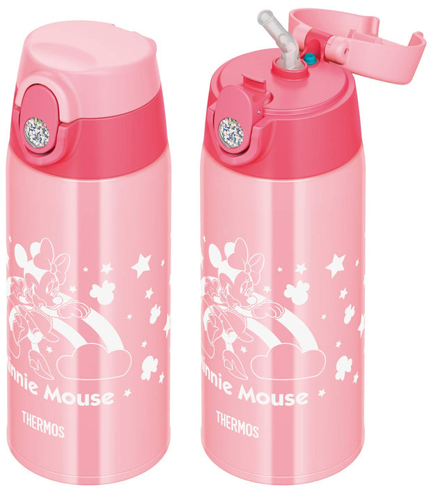 Thermos 0.64L Vacuum Insulated Water Bottle Minnie Pink 2-Way Series Fjo-600Wfds P