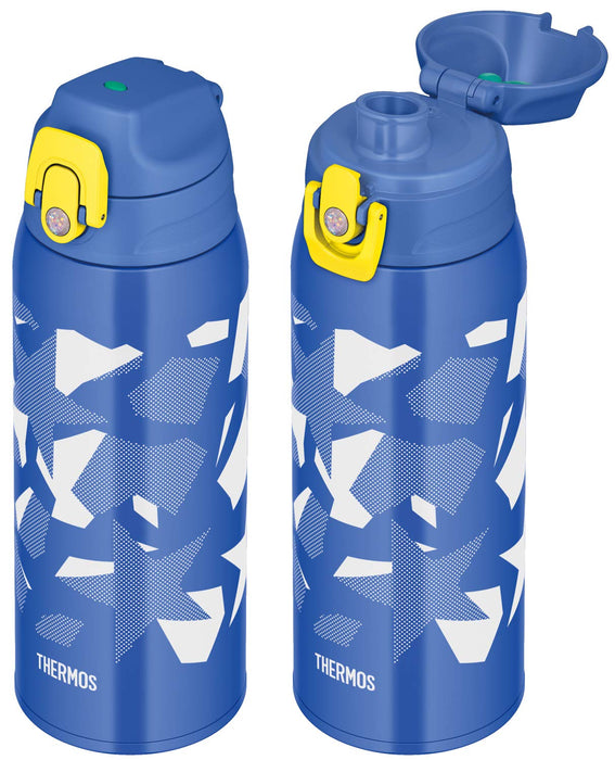 Thermos Blue Camouflage Vacuum Insulated Water Bottle 0.8L/0.83L Fjj-800Wf Bl-C