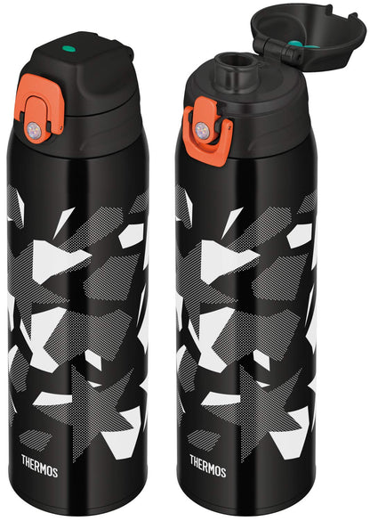 Thermos 1.03L Vacuum Insulated Water Bottle Green Camouflage Fjj-1000Wf Gr-C