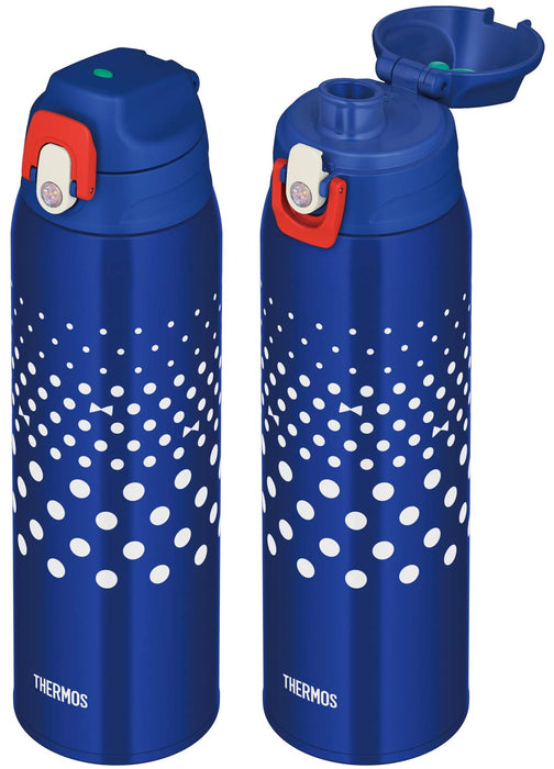 Thermos 1.0L Vacuum Insulated Water Bottle Navy Dot Fjj-1000Wf Nvd
