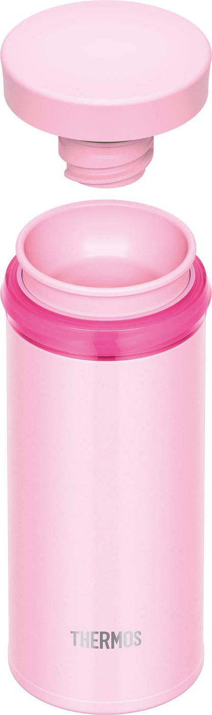 Thermos JNO-252 Vacuum Insulated 250ml Mobile Water Bottle Shiny Pink
