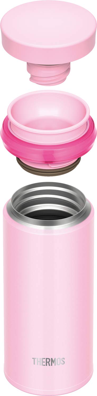 Thermos JNO-252 Vacuum Insulated 250ml Mobile Water Bottle Shiny Pink