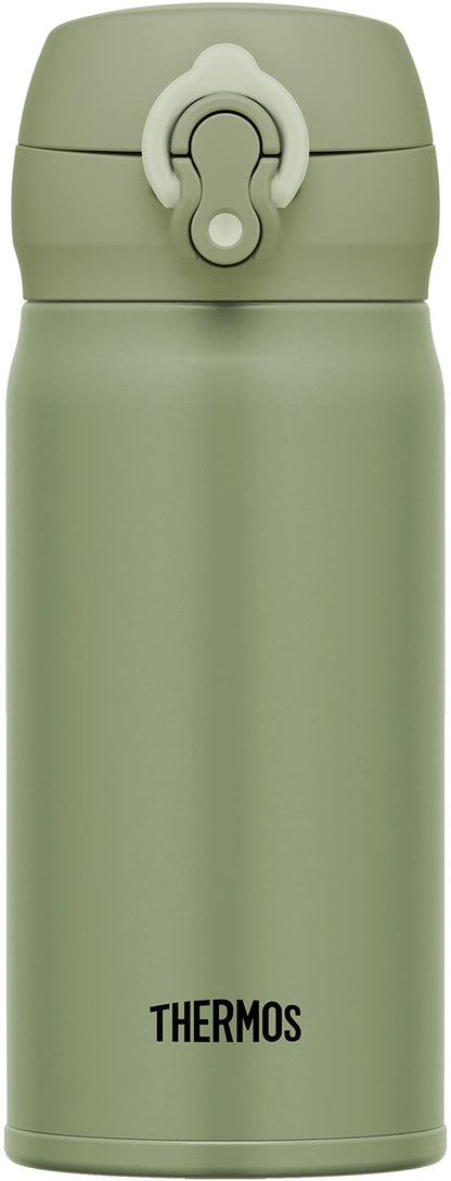 Thermos 350ml Vacuum Insulated Water Bottle Mobile Mug Khaki JNL-355 KKI