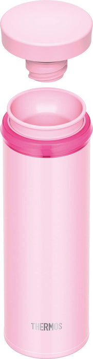 Thermos 350 毫升真空保溫水瓶閃亮粉紅色移動馬克杯