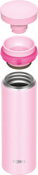 Thermos 350 毫升真空保溫水瓶閃亮粉紅色移動馬克杯