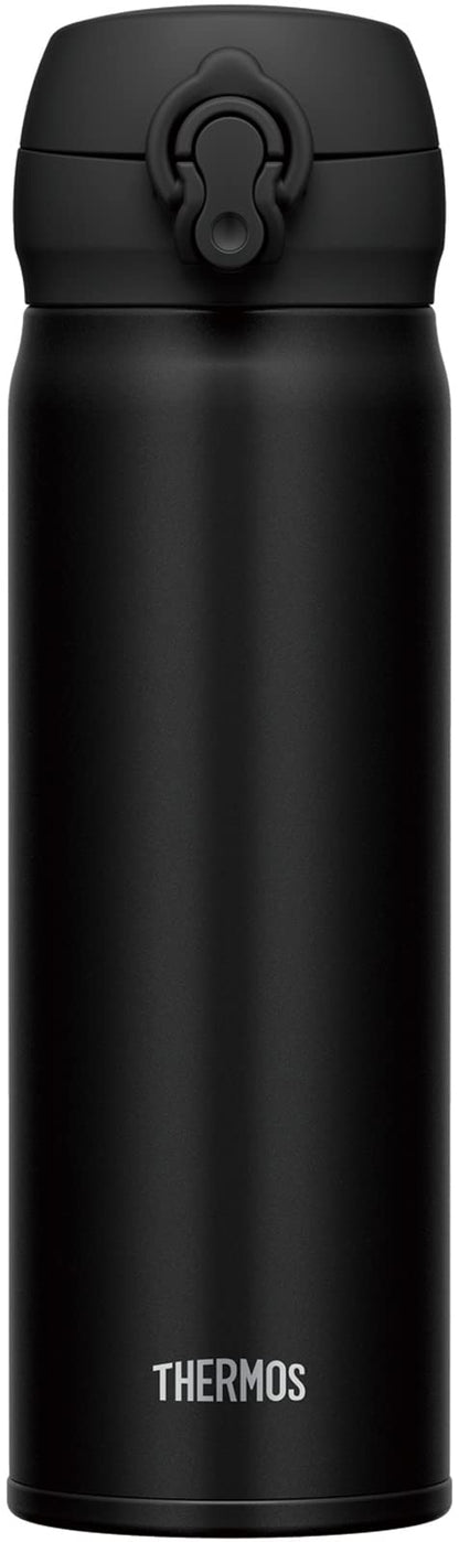 Thermos JNL-505 Vacuum Insulated 500ml Water Bottle Deep Black Mobile Mug