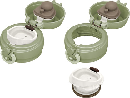 Thermos Vacuum Insulated Water Bottle Mobile Mug 500ml Khaki Jnl-505 Kki