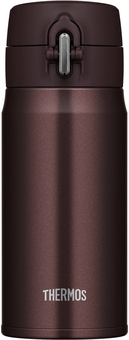 Thermos 350Ml Vacuum Insulated Portable Water Bottle Mug in Brown - Joh-350 Bw