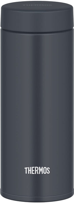 Thermos 350 毫升真空隔熱不銹鋼水瓶便攜式易清潔螺旋蓋 - 深灰色 Jon-350 Dgy