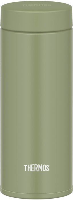 Thermos Jon-350 Kki 350 毫升不锈钢真空隔热便携式水瓶卡其色防漏且易于清洁
