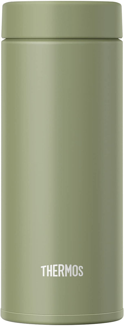 Thermos Jon-350 Kki 350Ml Stainless Steel Vacuum Insulated Portable Water Bottle Khaki Leak-Proof & Easy-To-Clean