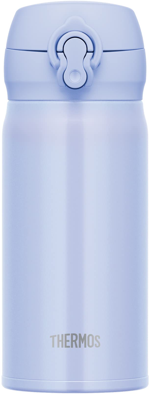 Thermos Vacuum Insulated Stainless Steel Water Bottle 350Ml Pearl Blue Easy Clean Lightweight Jnl-356 Pbl