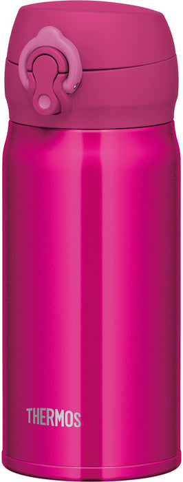 Thermos 350ml Vacuum Insulated Portable Water Bottle in Rose Red - JNL-355 RR