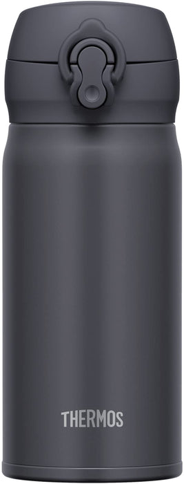 Thermos JNL-356 SMB 真空隔熱不鏽鋼水瓶 350ml 煙黑色 輕鬆清潔