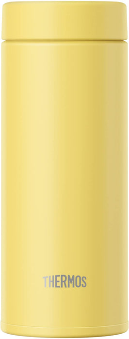 Thermos 350 毫升黃色不鏽鋼真空保溫水瓶易清潔便攜式馬克杯 Jon-350 Y