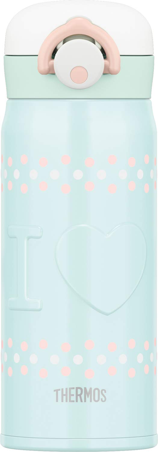 Thermos 400ml Vacuum Insulated Blue Water Bottle Portable Mug