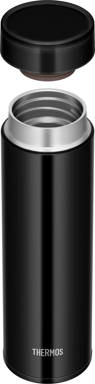 Thermos 480ml Vacuum Insulated Portable Water Bottle in Clear Black