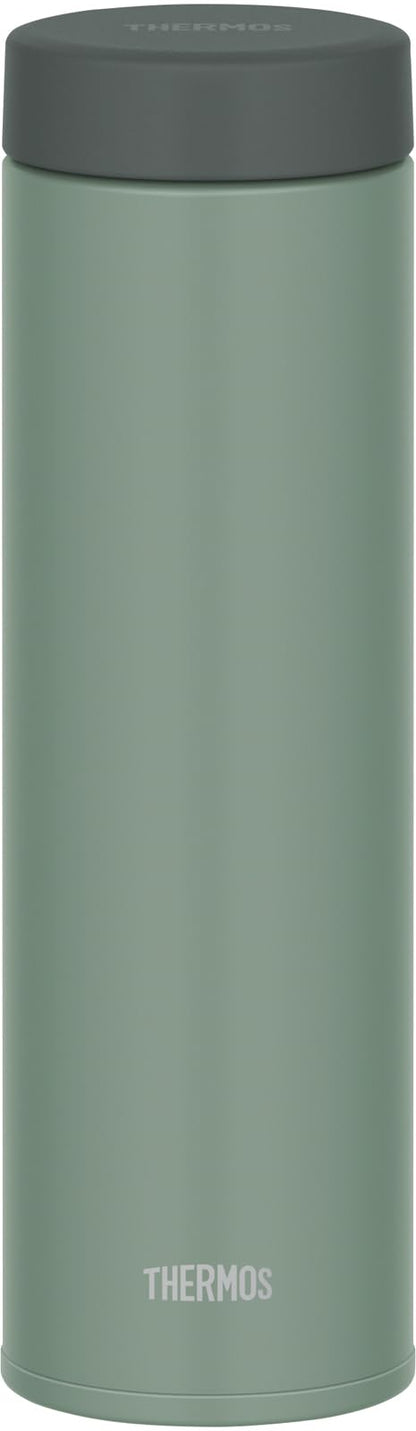 Thermos 480Ml Stainless Steel Water Bottle Vacuum Insulated Mug Leak-Proof Easy Clean - Leaf Green