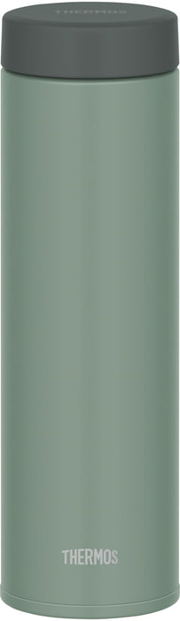 Thermos 480 毫升不锈钢水瓶真空保温杯防漏易清洁 - 叶绿色