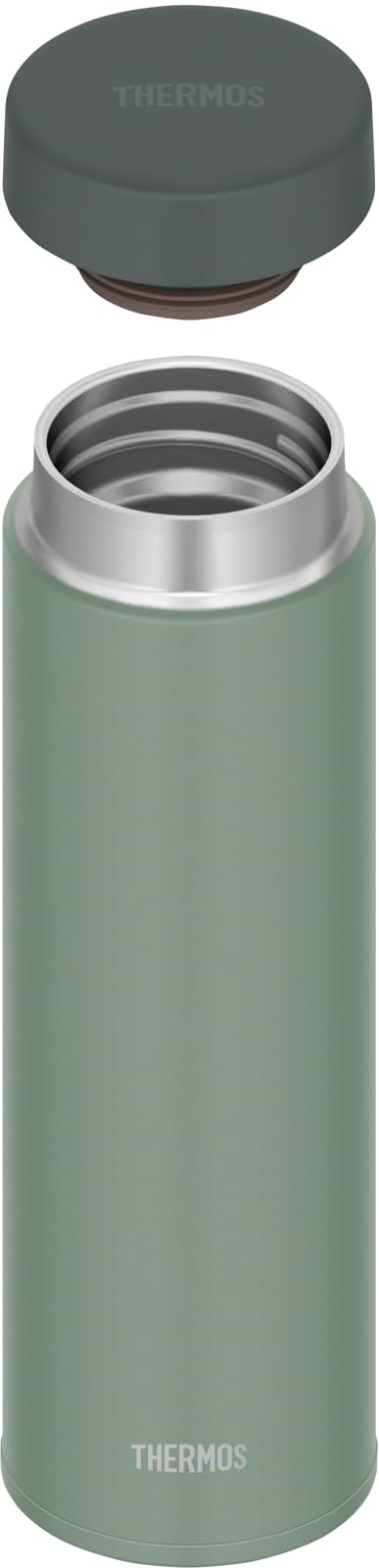 Thermos 480Ml Stainless Steel Water Bottle Vacuum Insulated Mug Leak-Proof Easy Clean - Leaf Green