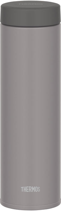 Thermos Jon-481 Stg 480ml Vacuum Insulated Stainless Steel Water Bottle Stone Gray Easy-Clean Leak-Proof