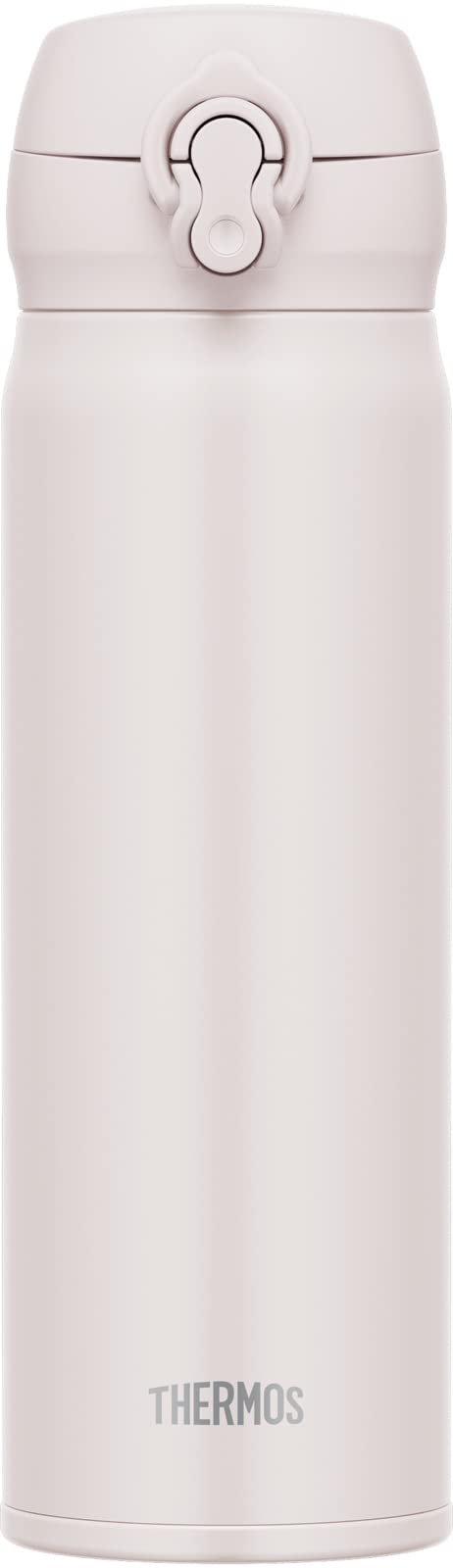 Thermos JNL-506 ASWH 500ml Stainless Steel Water Bottle Vacuum Insulated Lightweight Easy Clean - Ash White