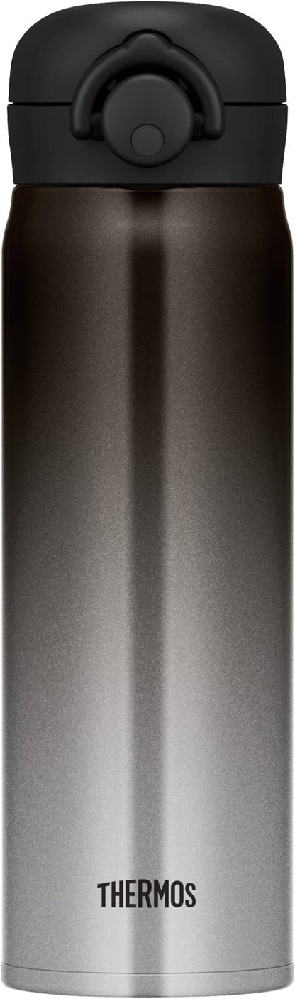 Thermos JNR-502LTD BK-G 500ml Stainless Steel Water Bottle Vacuum Insulated Black Gradient