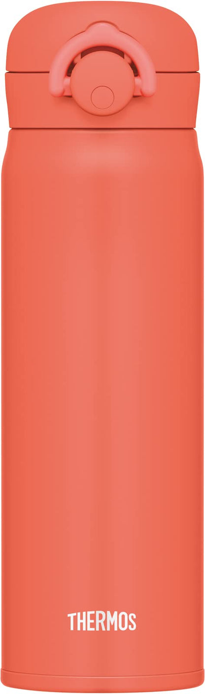 Thermos JNR-503 500ml Vacuum Insulated Water Bottle in Coral Orange