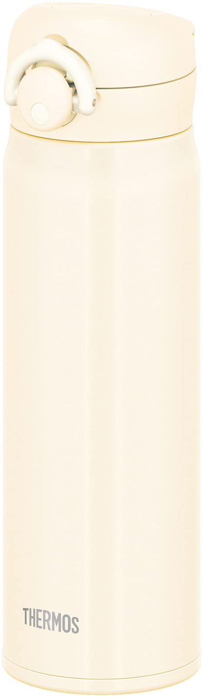 Thermos 500Ml Vacuum Insulated Portable Water Bottle in Milk White