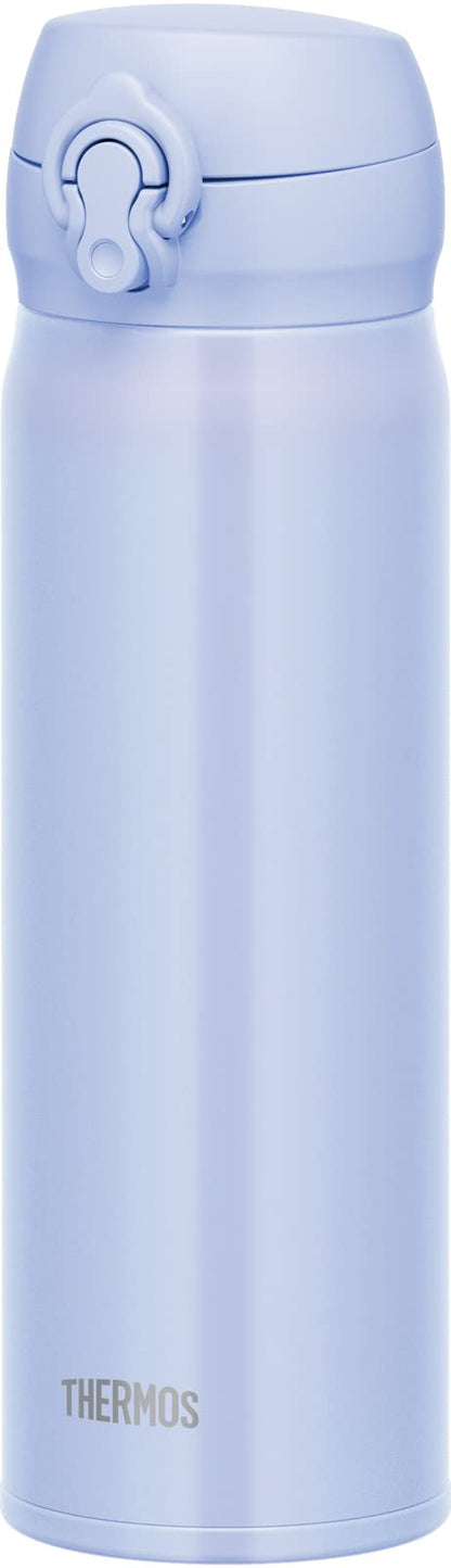 Thermos Pearl Blue Vacuum Insulated 500ml Water Bottle Lightweight with Easy-Clean Removable Spout JNL-506 PBL