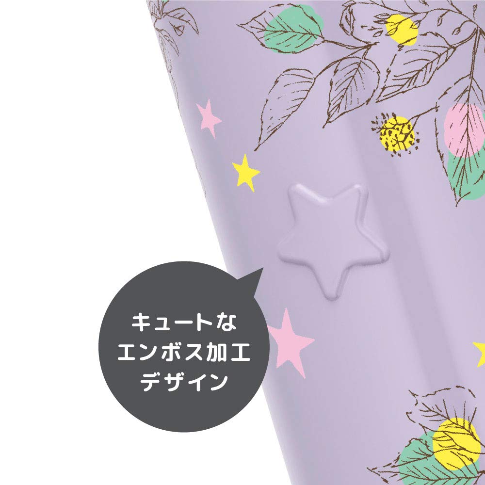 Thermos JNO-502G PL 500ml Insulated Water Bottle Portable Vacuum Mug in Purple