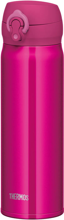 Thermos JNL-505 Vacuum Insulated 500ml Portable Water Bottle Rose Red