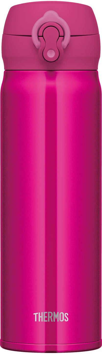 Thermos JNL-505 Vacuum Insulated 500ml Portable Water Bottle Rose Red